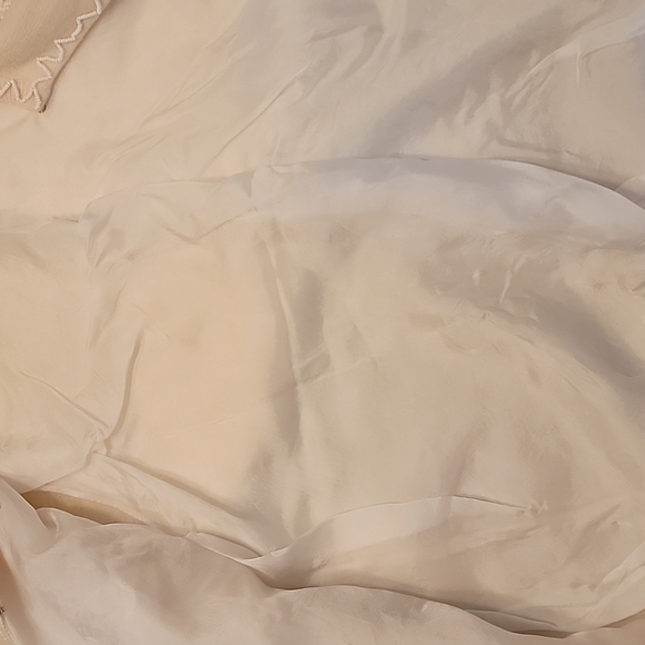 Beautiful cream, white beaded with pearls 1950s sweater. Angora and lambs wool - Picture 5 of 11